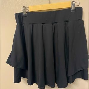 Black Tennis/Athletic Skort Sz XL